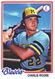 1978 Topps Baseball Cards      051      Charlie Moore DP